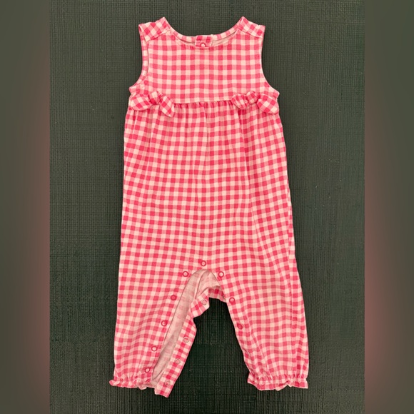 Carter's Other - Carters pink and white jumpsuit, 12m